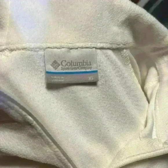 Columbia Fleece 3/4 Zip Up Pullover Sweater Long Sleeve XL - Picture 7 of 8